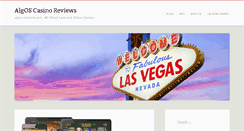 Desktop Screenshot of algos-network.com